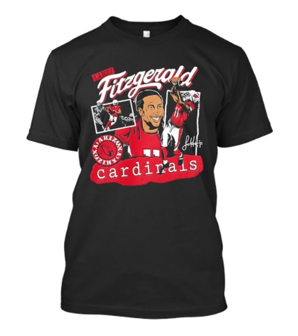 Fitzgerald Arizona Cardinals Football Number 11 NFL Player T-Shirt