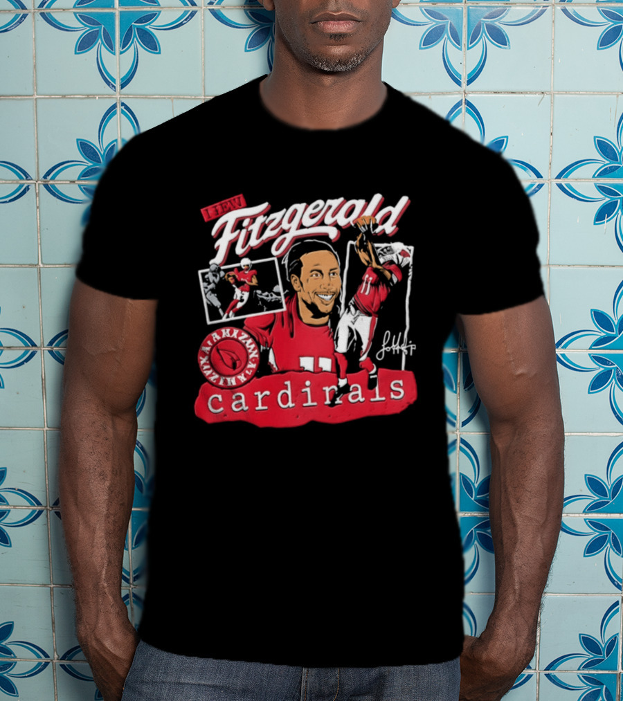 Fitzgerald Arizona Cardinals Football Number 11 NFL Player T-Shirt