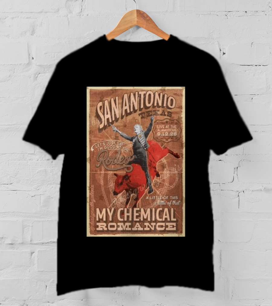 My Chemical Romance San Antonio Texas Alamodome 2026 Rodeo T-Shirt