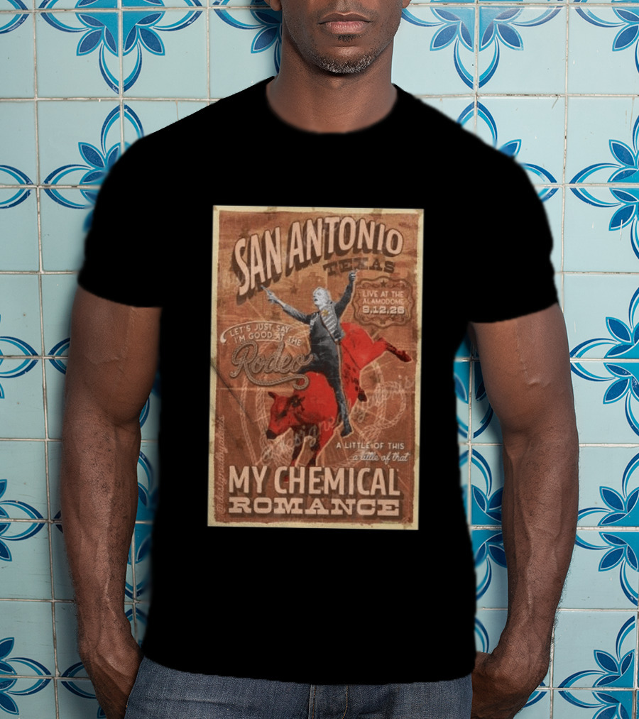 My Chemical Romance San Antonio Texas Alamodome 2026 Rodeo T-Shirt