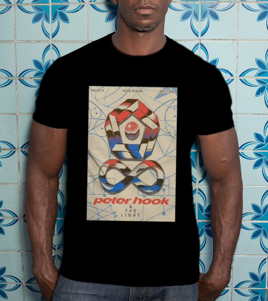 Peter Hook And The Light Dallas TX House Of Blues Sept 11 2026 T-Shirt