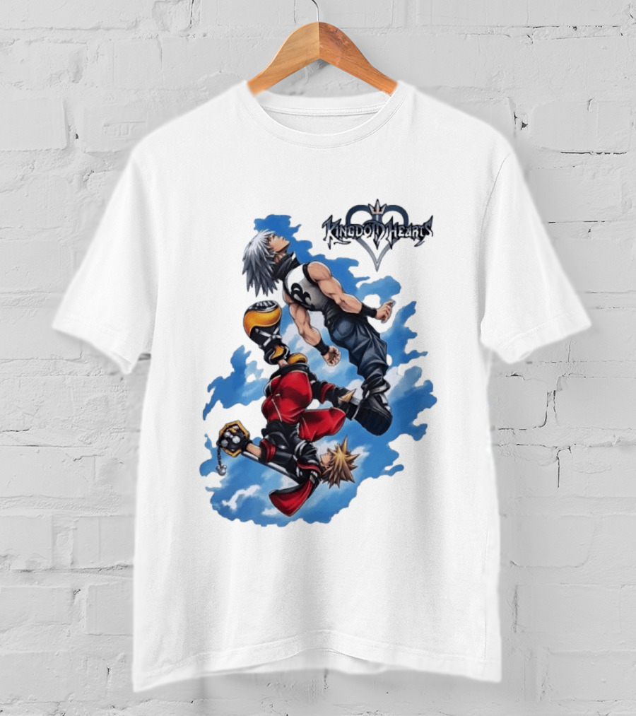Kingdom Hearts Sora Riku Sky Square Enix T-Shirt