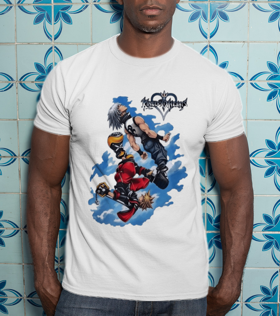 Kingdom Hearts Sora Riku Sky Square Enix T-Shirt