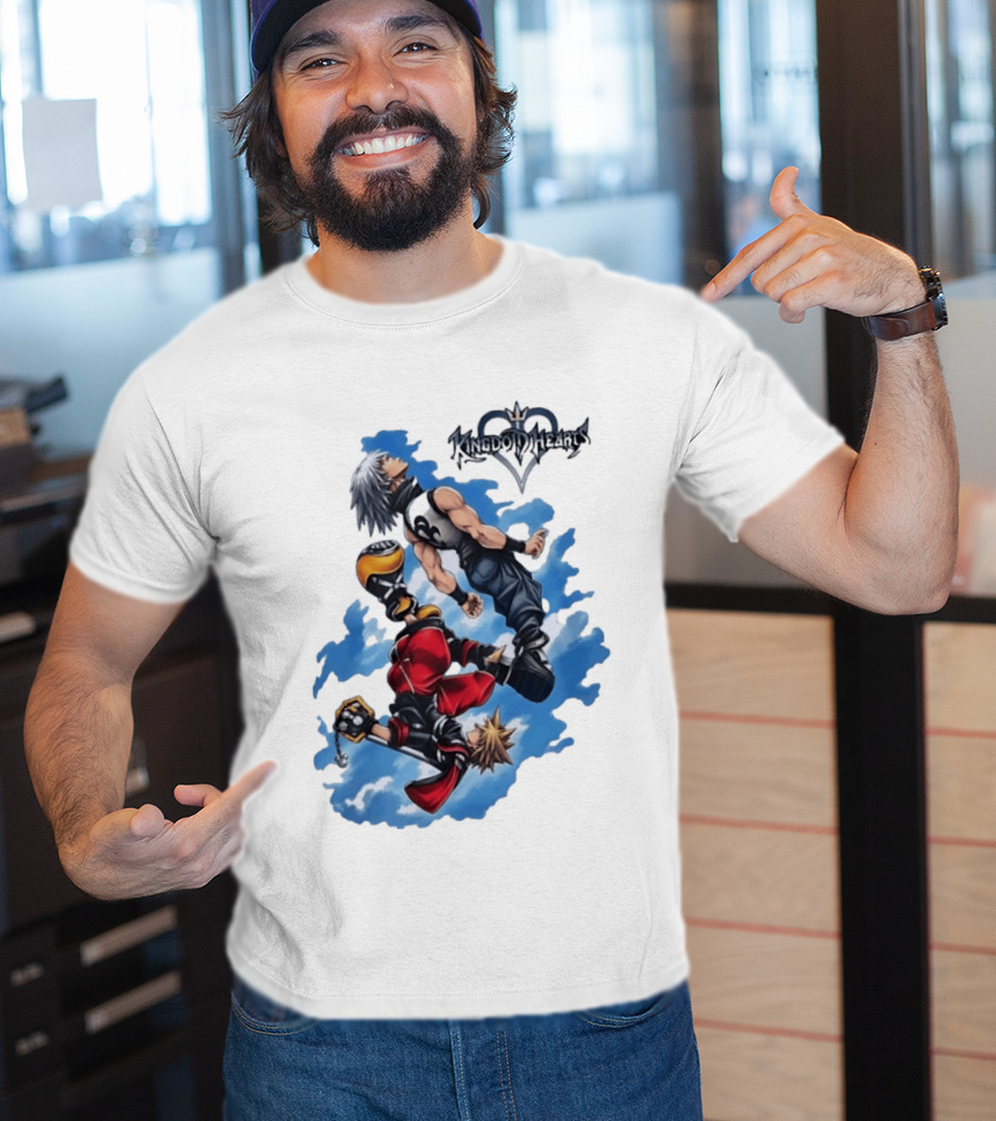 Kingdom Hearts Sora Riku Sky Square Enix T-Shirt