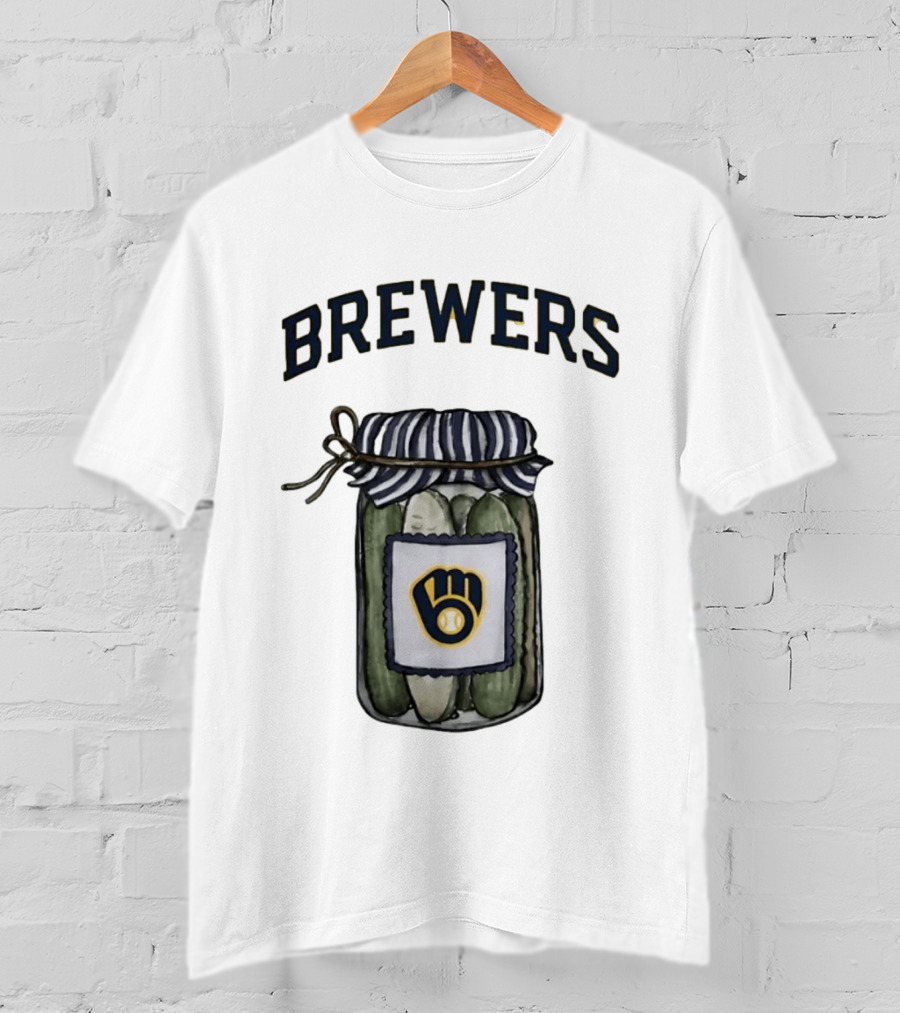 Milwaukee Brewers Pickle Jar MLB Baseball Brewers T-Shirt