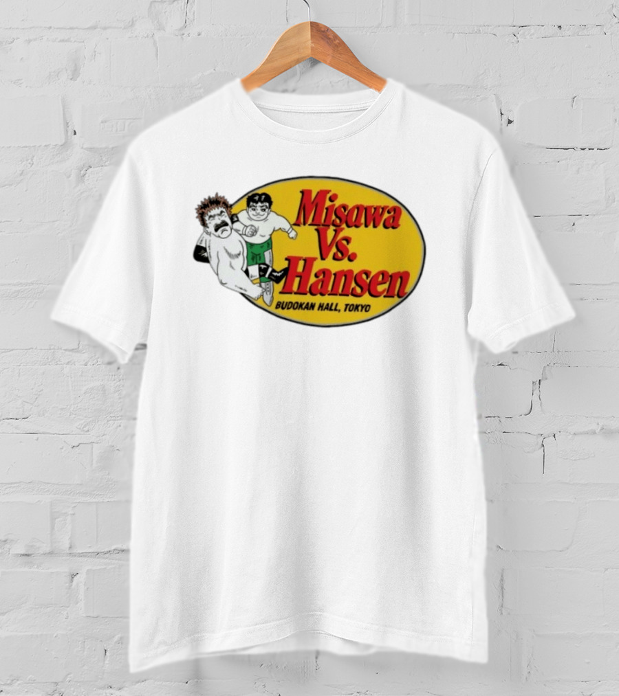 Misawa Vs Hansen Budokan Hall Tokyo T-Shirt