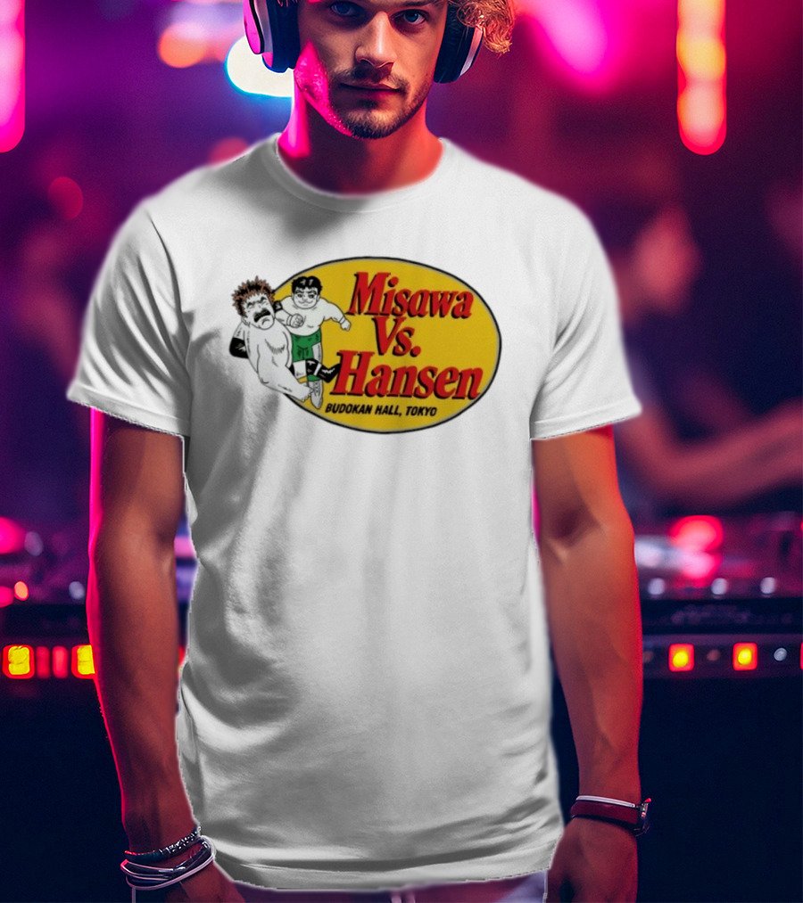 Misawa Vs Hansen Budokan Hall Tokyo T-Shirt