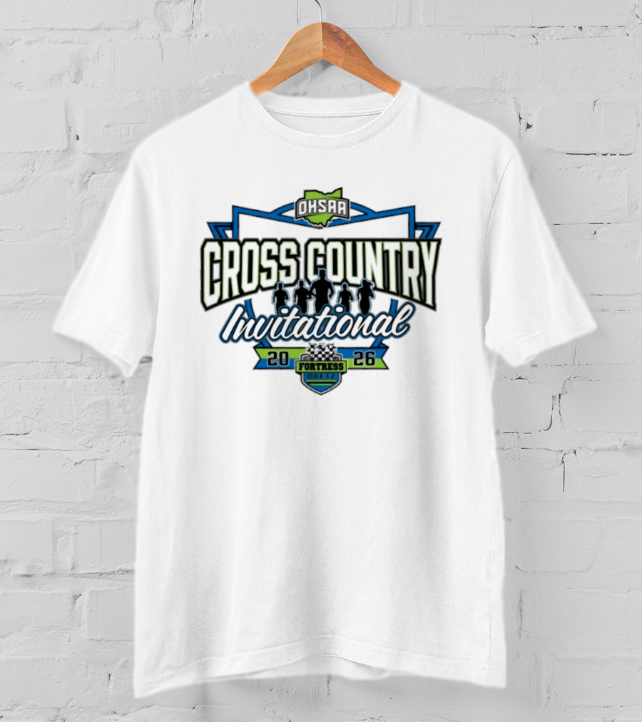 OHSAA Cross Country Invitational 2026 Fortress Obetz T-Shirt