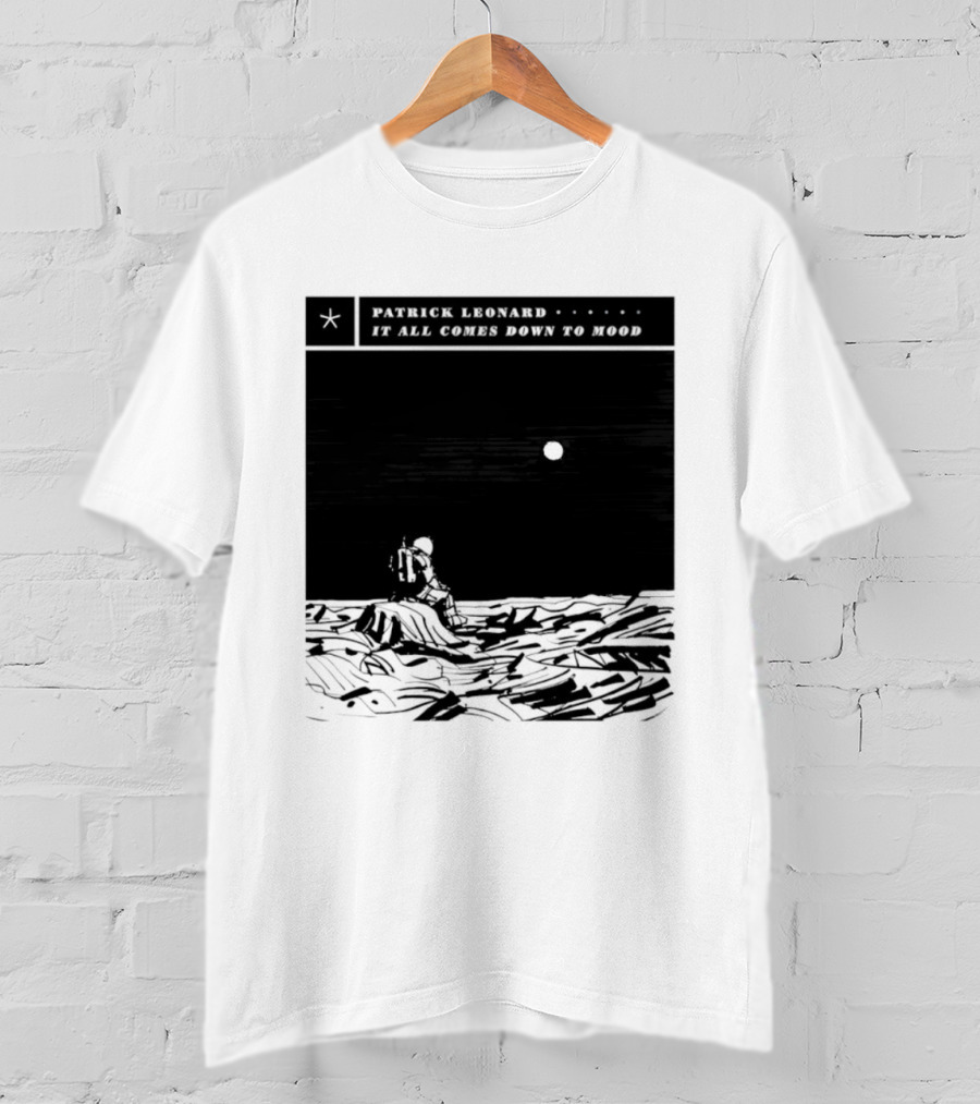 Patrick Leonard It All Comes Down To Mood Moonlit Ocean Scene T-Shirt