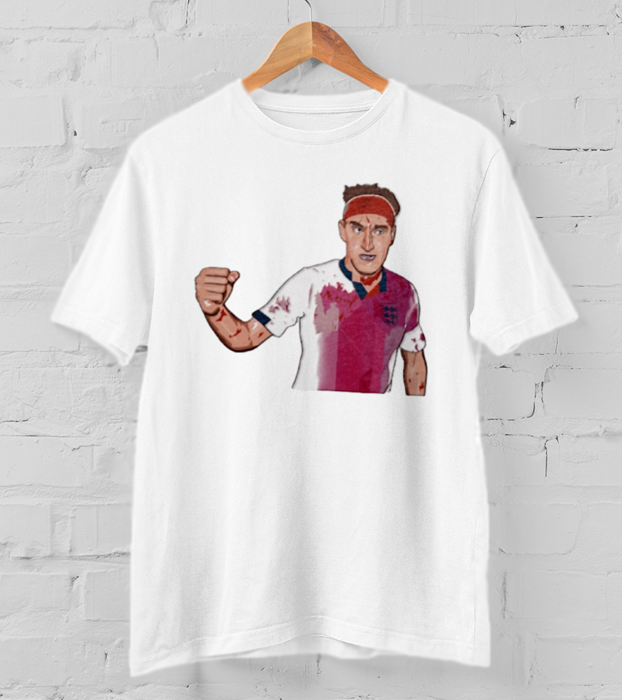 Terry Butcher England Football Iconic Bloodied Headband Moment Football Fans T-Shirt