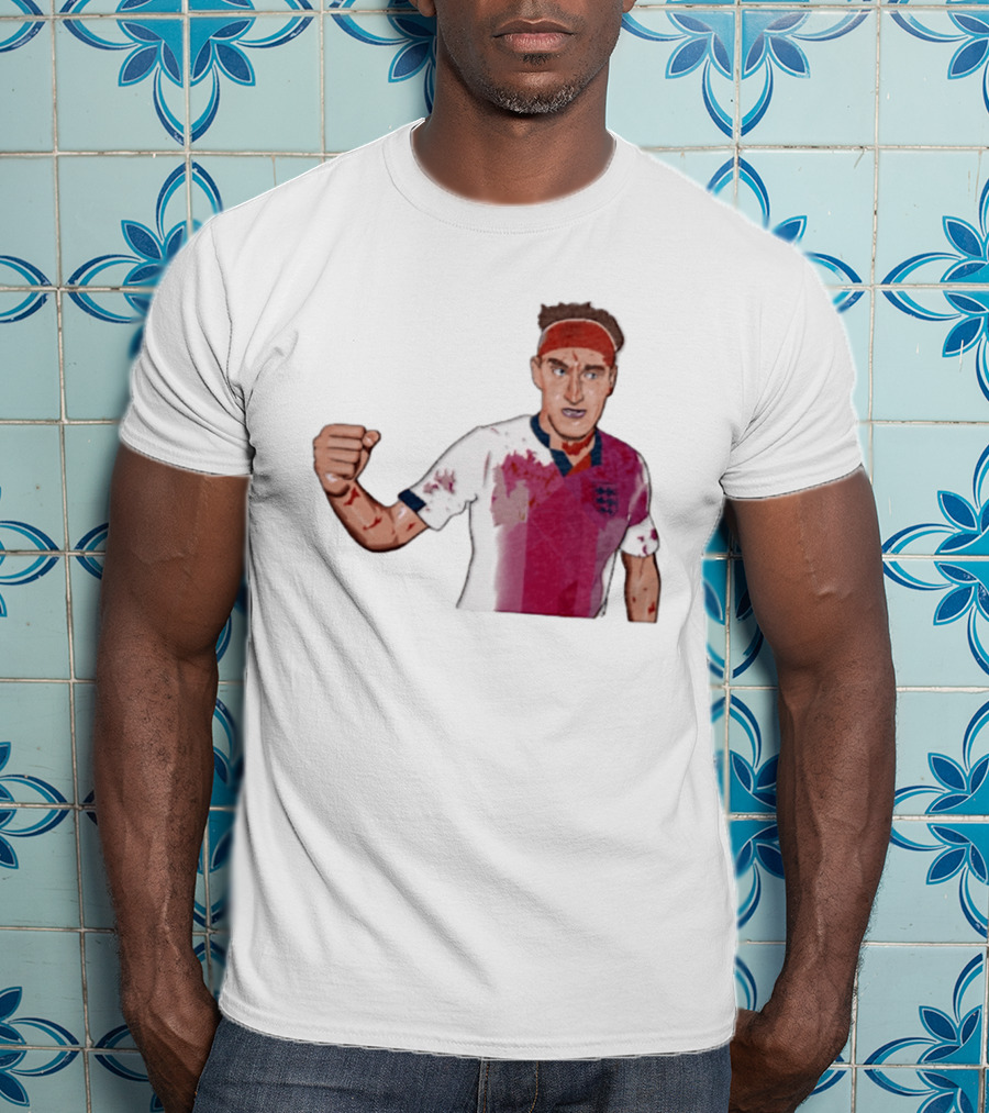 Terry Butcher England Football Iconic Bloodied Headband Moment Football Fans T-Shirt