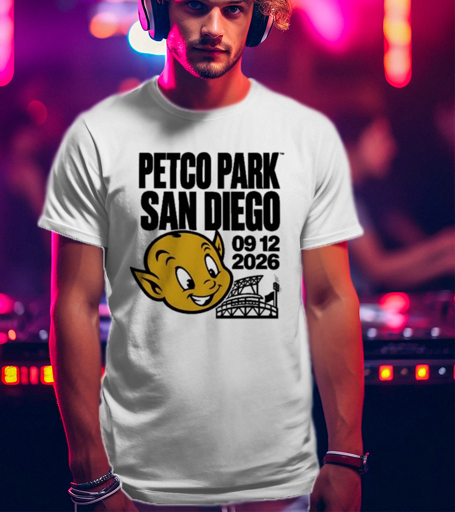 Petco Park San Diego Sep 12 2026 Event Icon With Stadium T-Shirt