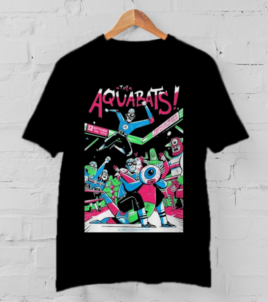 The Aquabats September 12 2026 Mexico City Comic Style Concert T-Shirt
