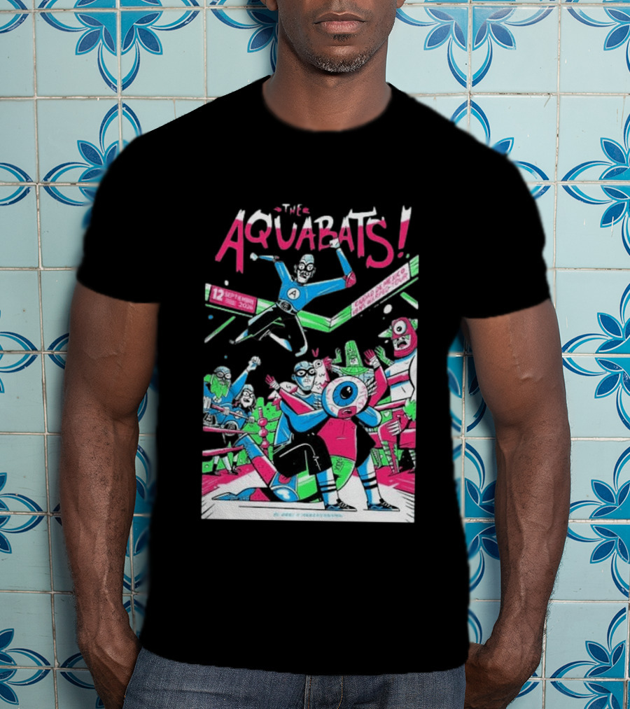 The Aquabats September 12 2026 Mexico City Comic Style Concert T-Shirt
