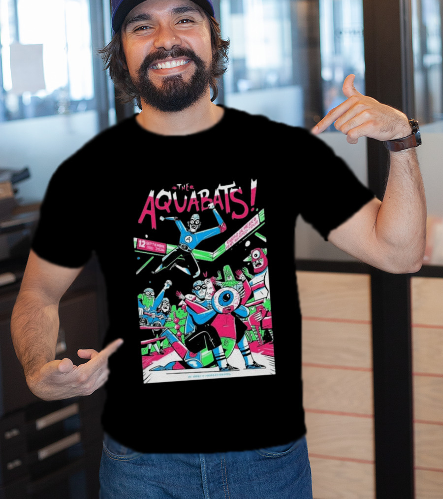 The Aquabats September 12 2026 Mexico City Comic Style Concert T-Shirt