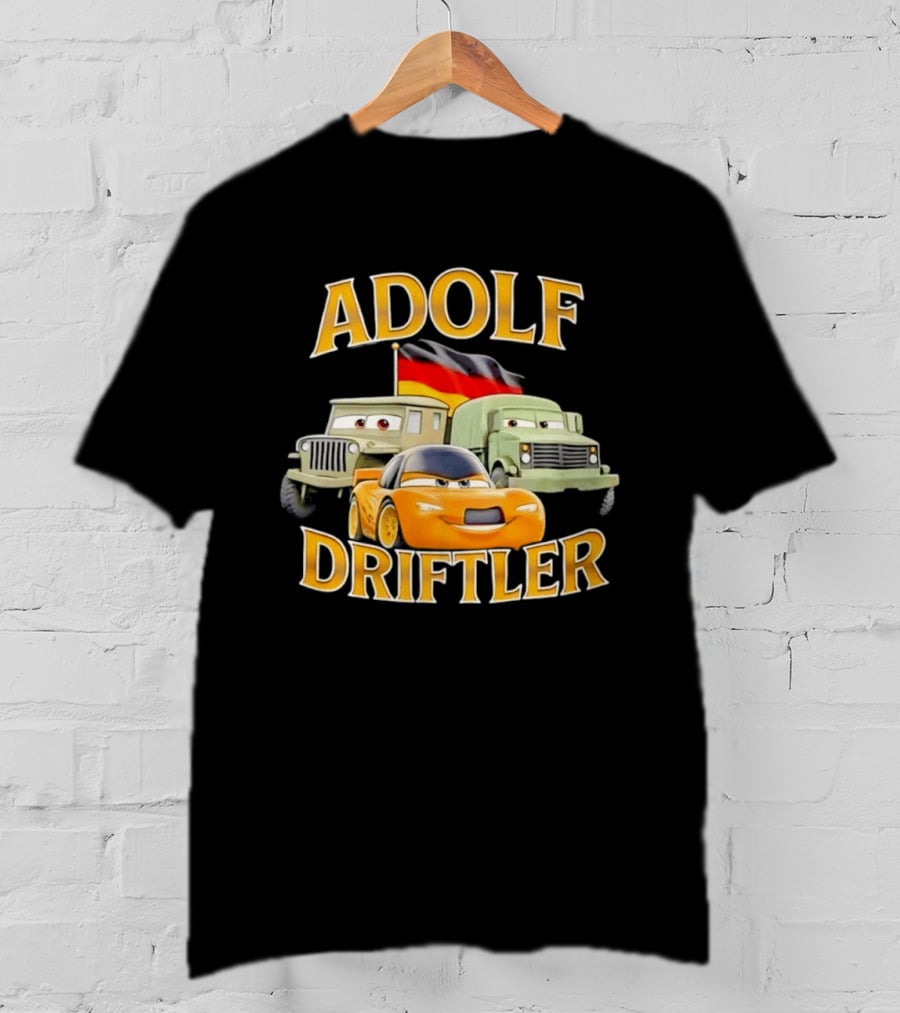 Adolf Driftler German Car Cartoon T-Shirt