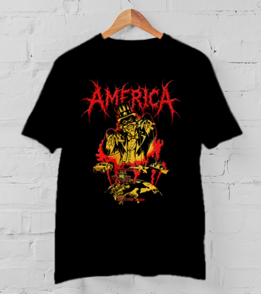 America The Great Satan Uncle Sam Puppet Master T-Shirt