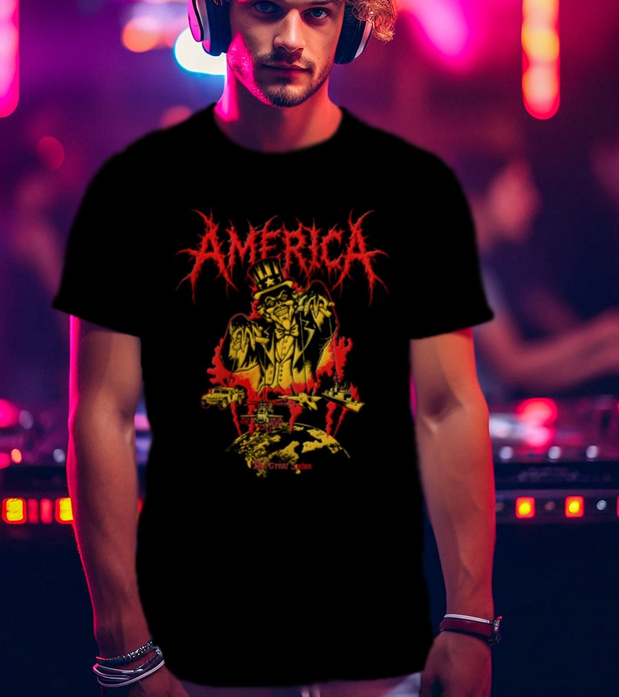 America The Great Satan Uncle Sam Puppet Master T-Shirt