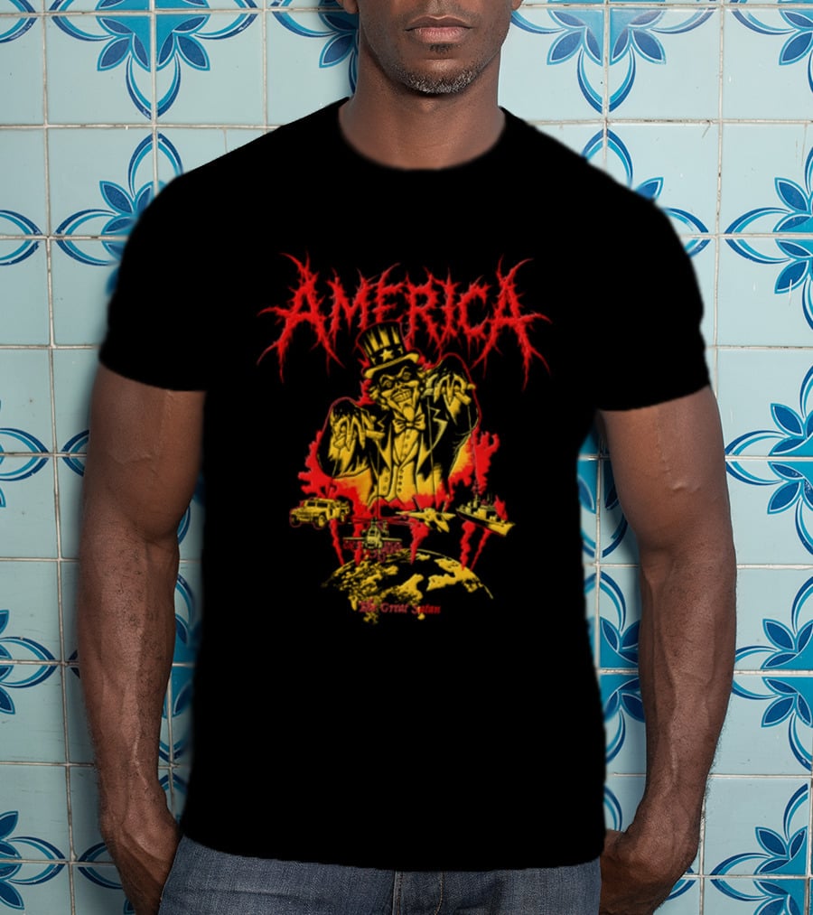 America The Great Satan Uncle Sam Puppet Master T-Shirt