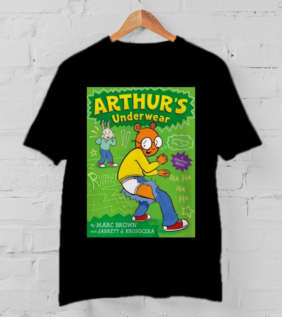 ARTHUR'S Underwear Graphic Novel By Marc Brown And Jarrett J. Krosoczka T-Shirt