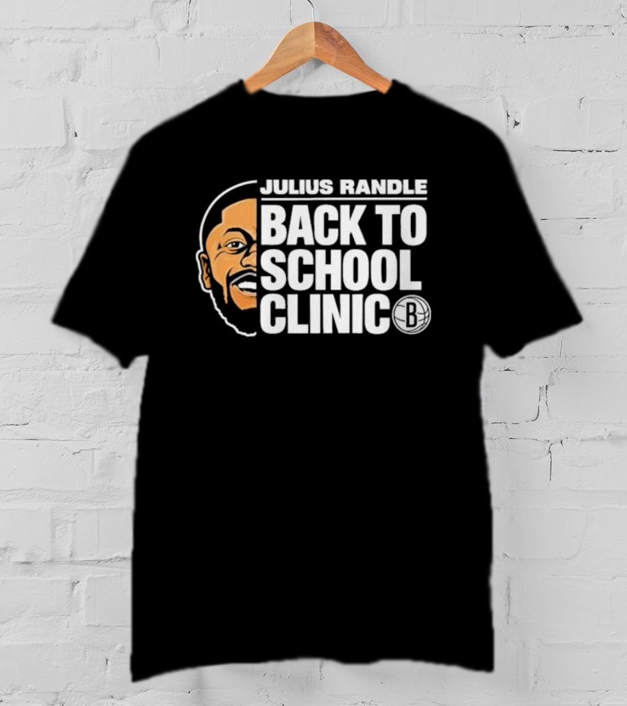 Julius Randle Back To School Clinic Special Event With Iconic Basketball T-Shirt
