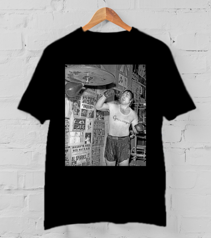 Boxing Legend George Chuvalo Training At Grossinger's Gym Historical Photograph T-Shirt