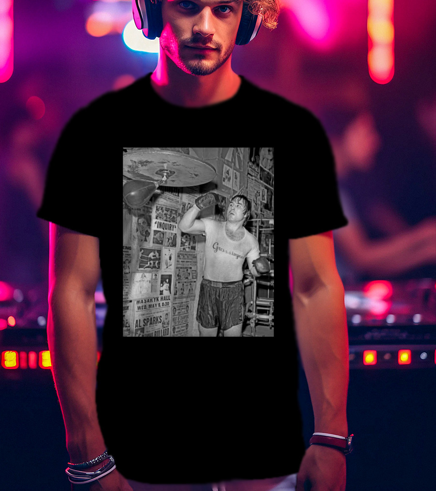 Boxing Legend George Chuvalo Training At Grossinger's Gym Historical Photograph T-Shirt