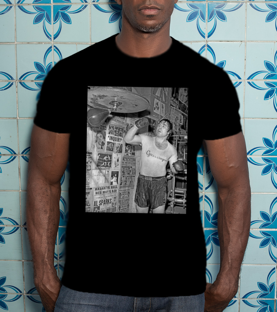 Boxing Legend George Chuvalo Training At Grossinger's Gym Historical Photograph T-Shirt