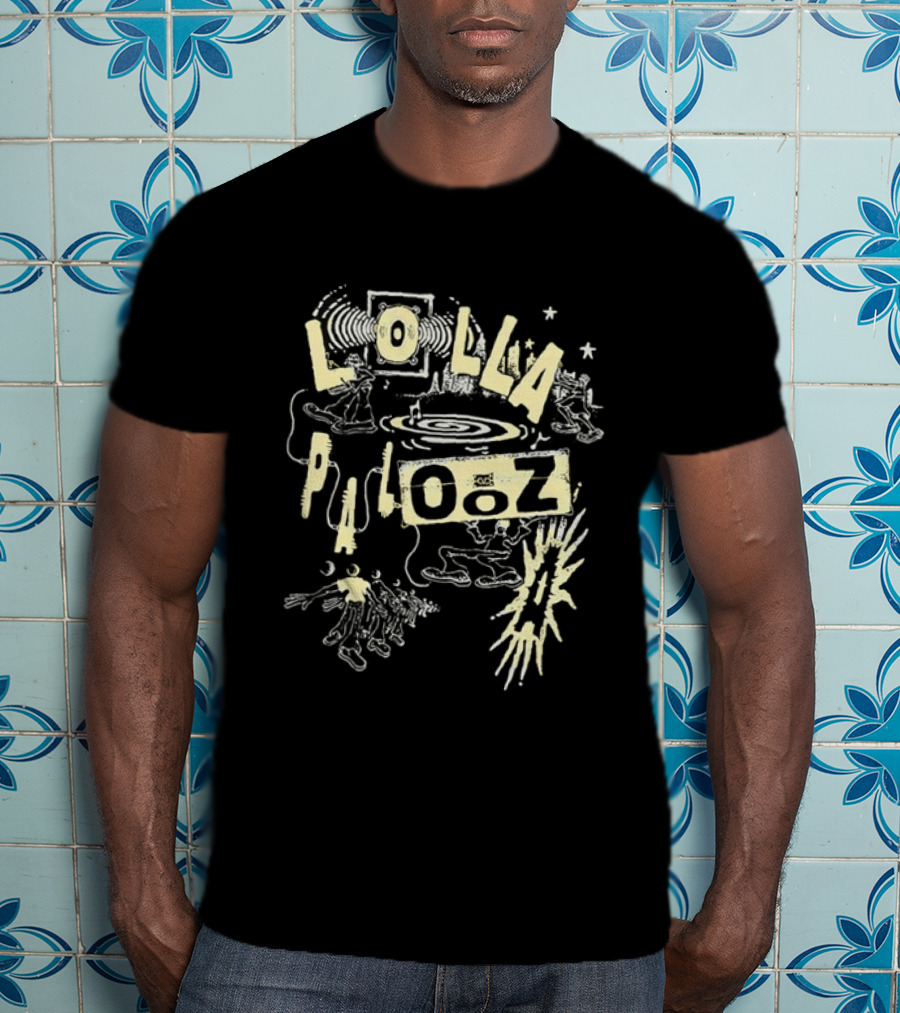 Lollapalooza Music Festival Concert Alternative Rock Decorative T-Shirt