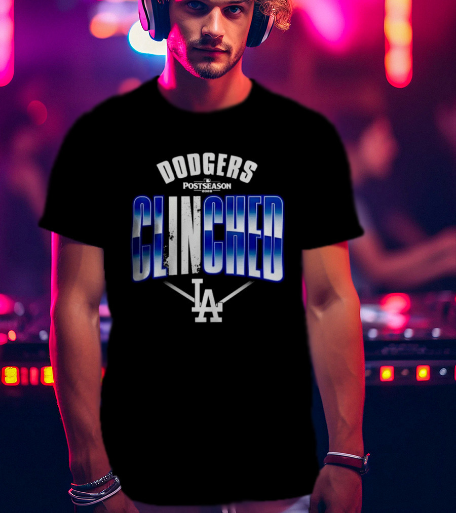 Los Angeles Dodgers Postseason Clinched 2026 LA T-Shirt