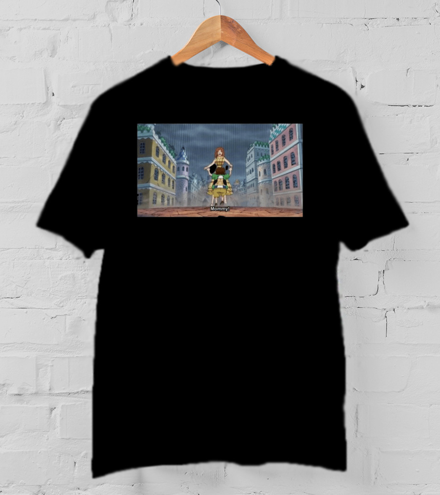 Mommy Dressrosa Kuma Scene In Iconic Anime Setting T-Shirt
