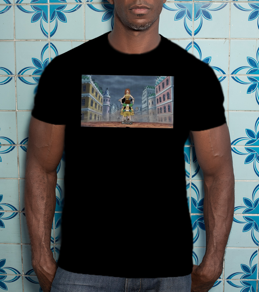Mommy Dressrosa Kuma Scene In Iconic Anime Setting T-Shirt