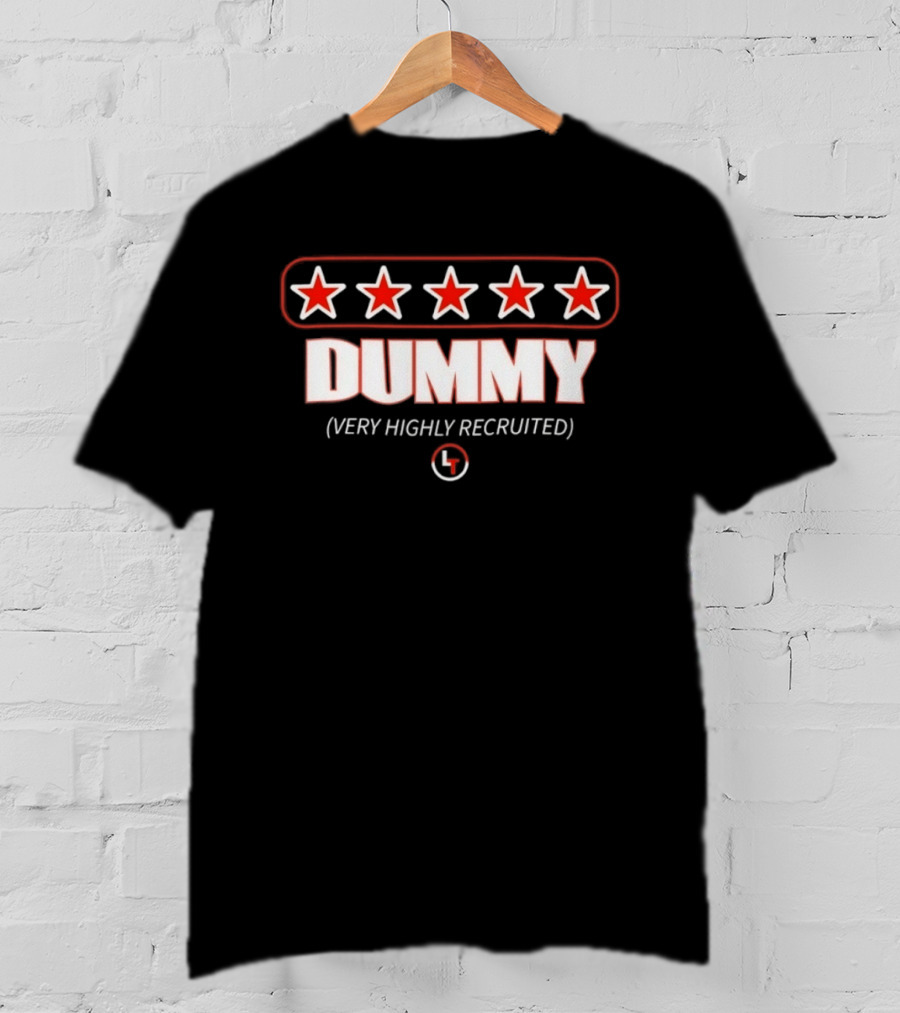 Five Star Dummy Very Highly Recruited Athlete T-Shirt