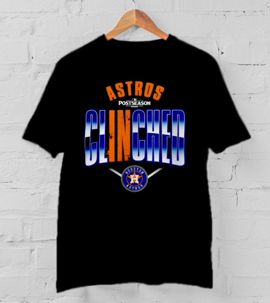 Houston Astros Postseason Clinched 2026 T-Shirt