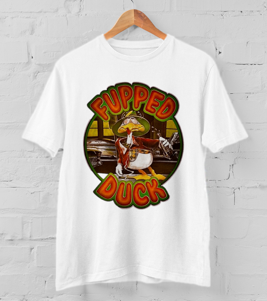 Fupped Duck Vintage Style 1979 Tipsy Cartoon Nostalgia T-Shirt
