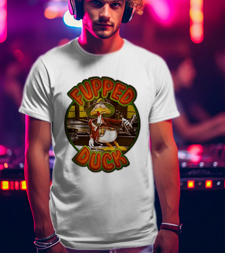 Fupped Duck Vintage Style 1979 Tipsy Cartoon Nostalgia T-Shirt