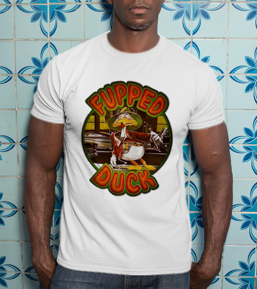 Fupped Duck Vintage Style 1979 Tipsy Cartoon Nostalgia T-Shirt
