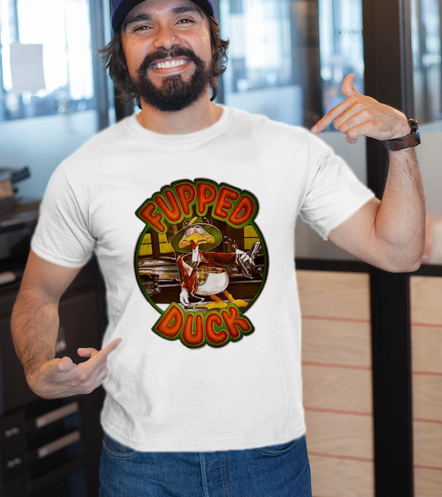 Fupped Duck Vintage Style 1979 Tipsy Cartoon Nostalgia T-Shirt