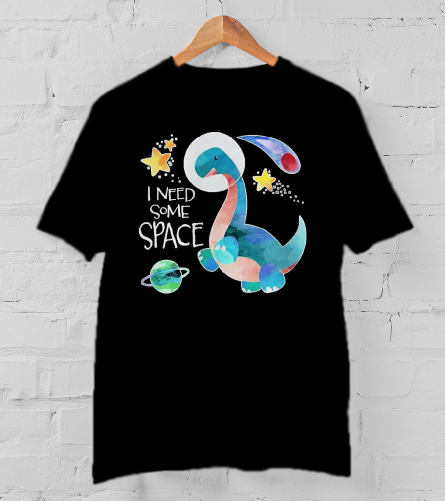 I Need Some Space Dinosaur Astronaut With Stars Planet Youth T-Shirt