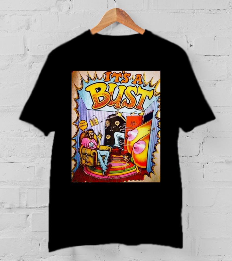 It's A Bust 1975 Zap Comix Cartoon Explosion T-Shirt