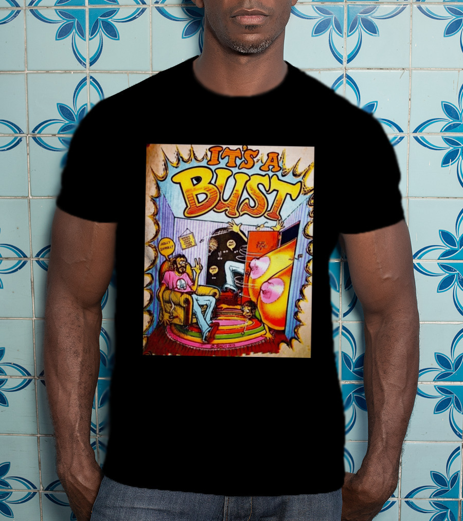 It's A Bust 1975 Zap Comix Cartoon Explosion T-Shirt