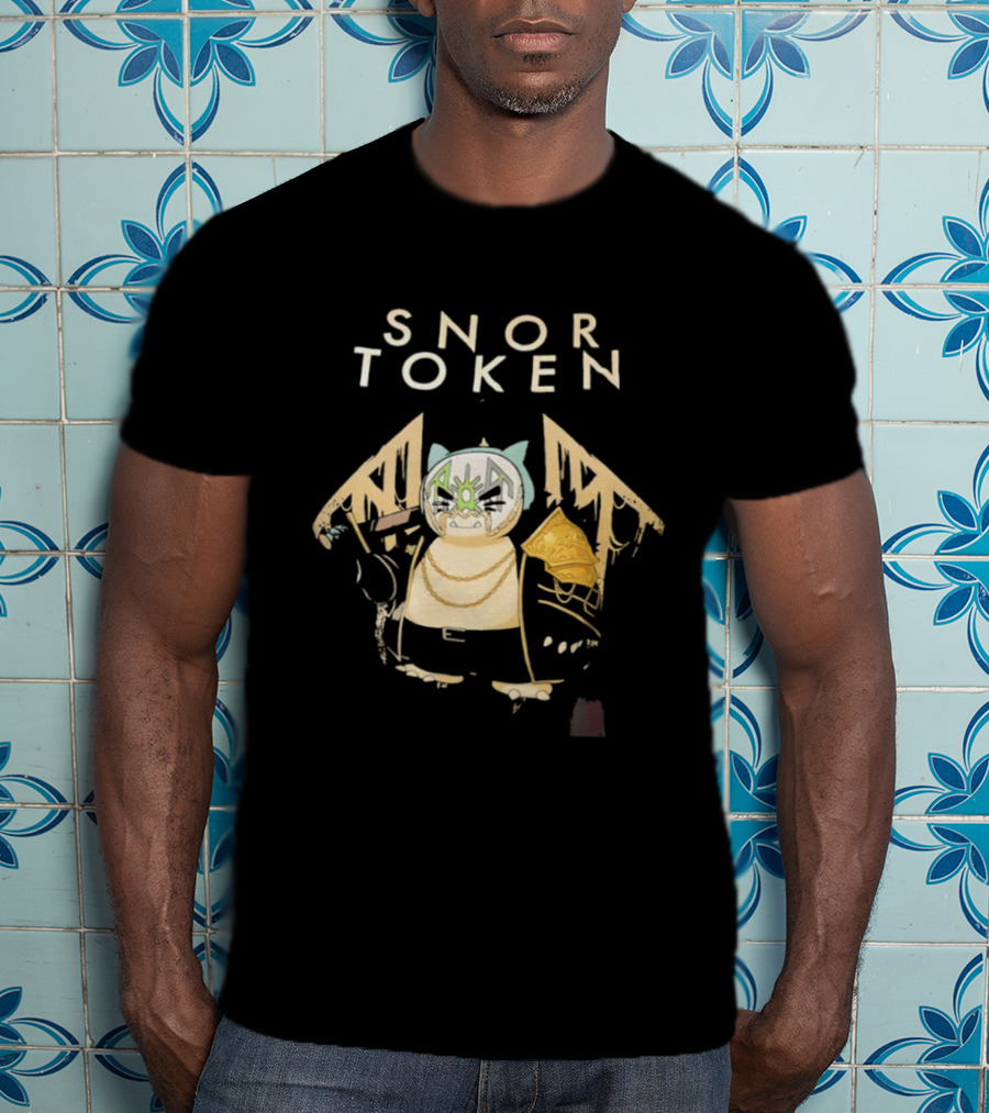 Snor Token Snorlax Pokémon Gaming Crypto Mashup Bitcoin T-Shirt