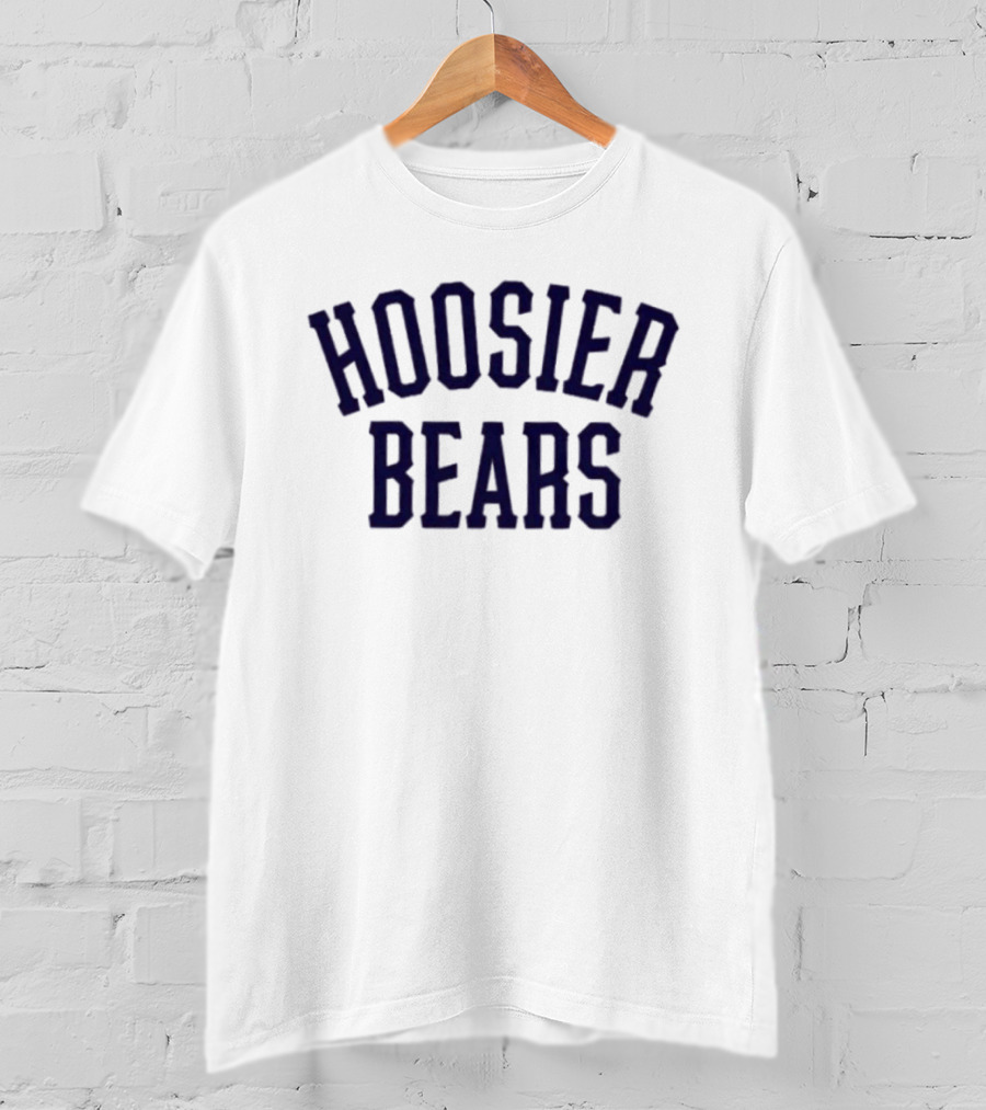 Hoosier Bears Indiana College Sports Team Fan T-Shirt