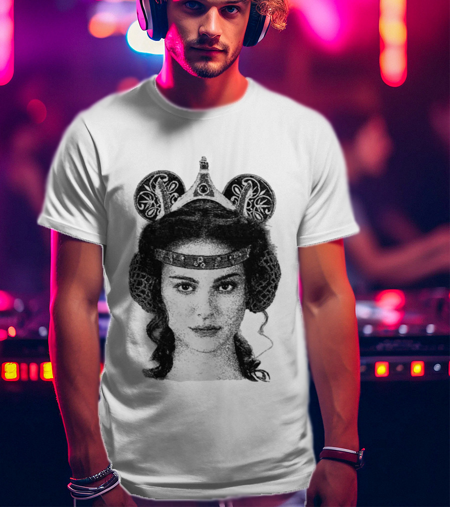 Queen Amidala Oversized Disney Mickey Ears T-Shirt
