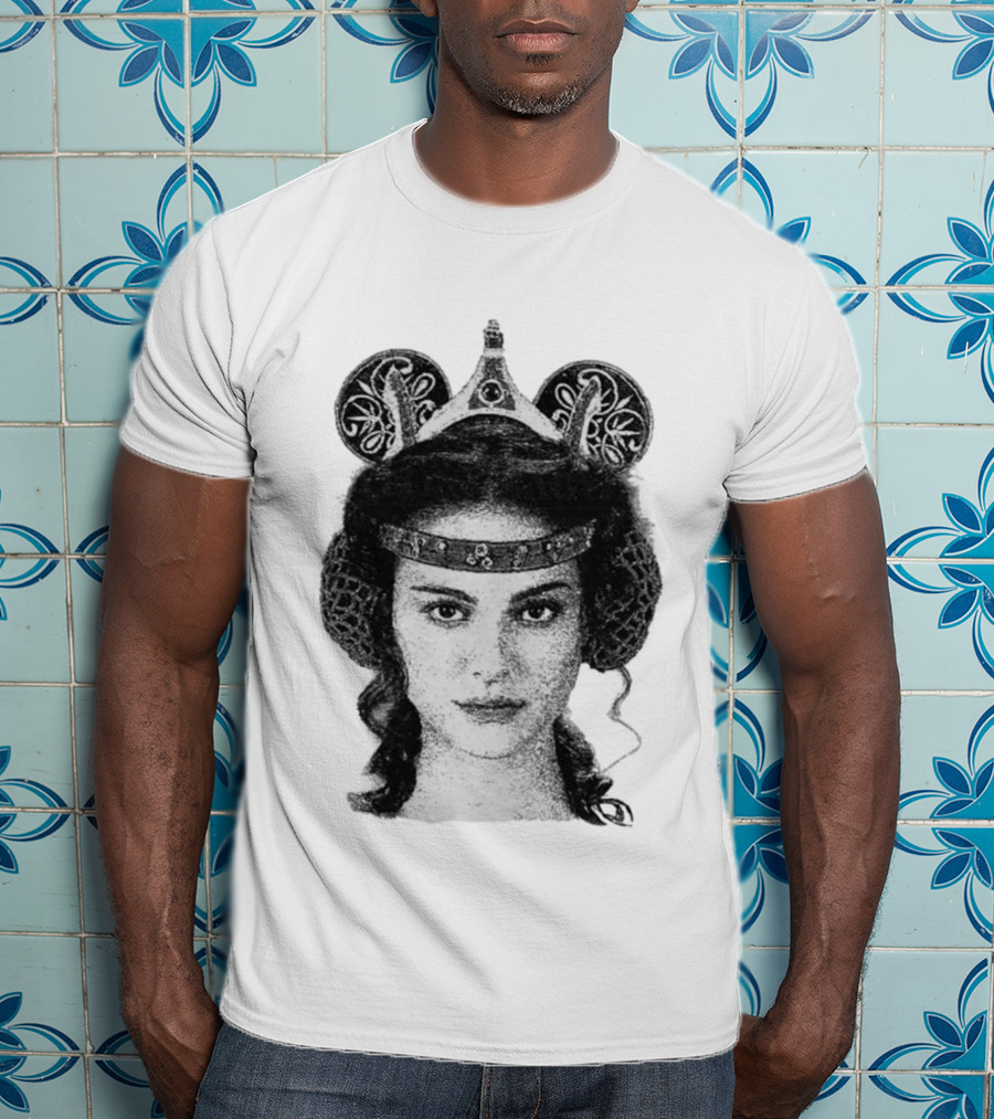 Queen Amidala Oversized Disney Mickey Ears T-Shirt
