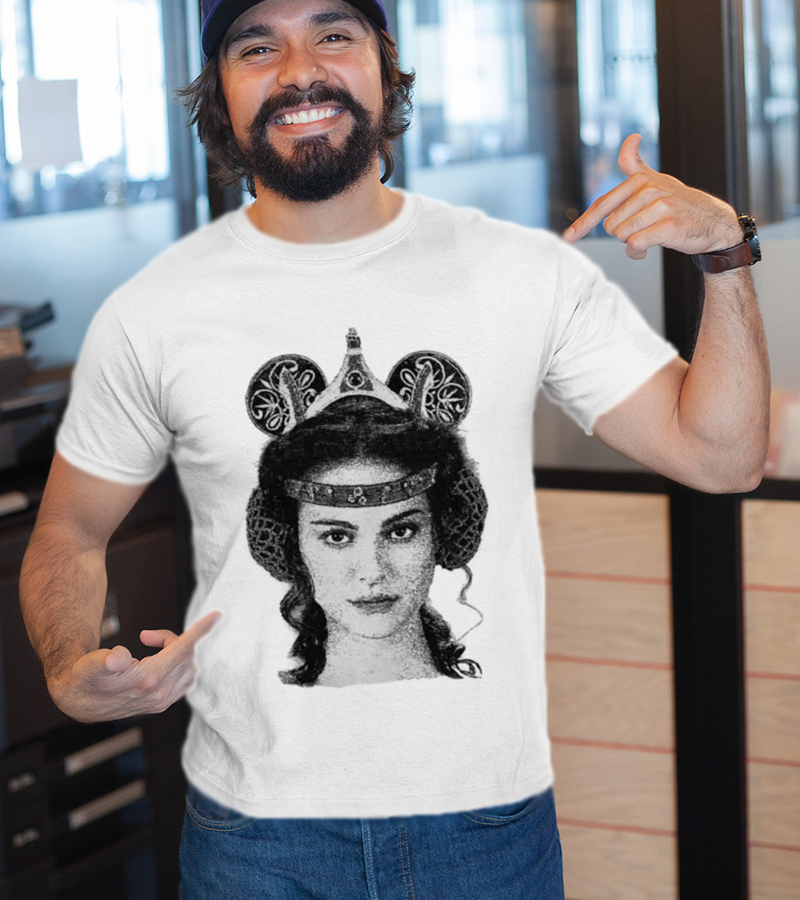 Queen Amidala Oversized Disney Mickey Ears T-Shirt