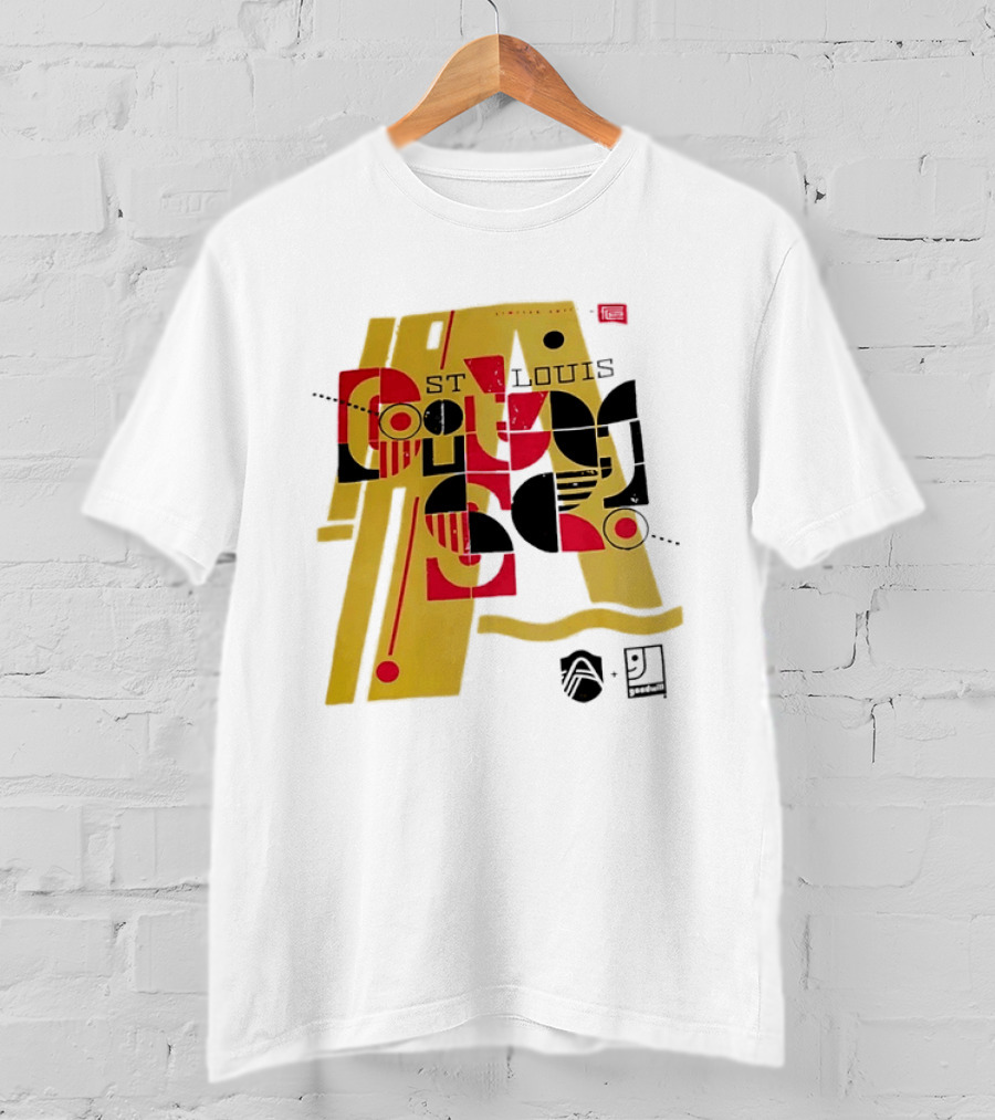 St Louis Football Limited Edition Goodwill Geometric Abstract 91 T-Shirt