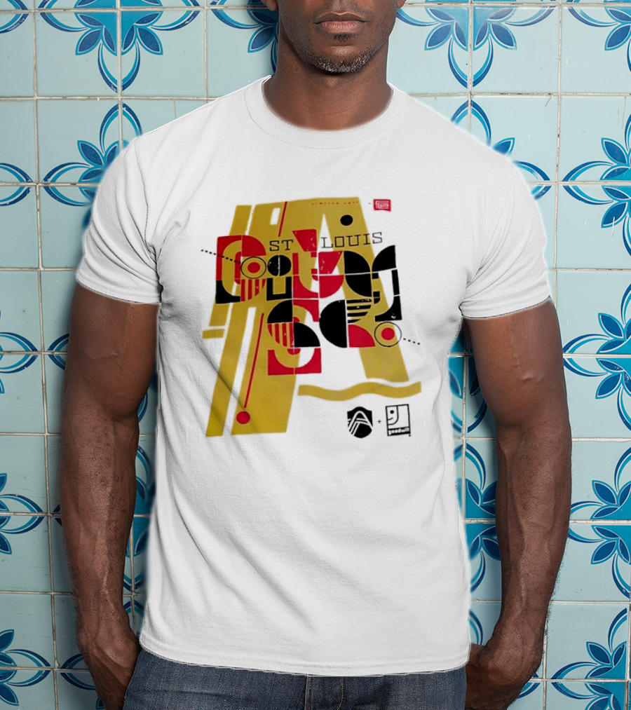 St Louis Football Limited Edition Goodwill Geometric Abstract 91 T-Shirt