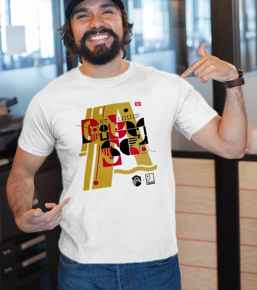 St Louis Football Limited Edition Goodwill Geometric Abstract 91 T-Shirt
