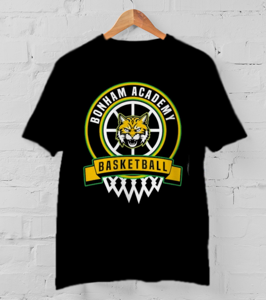 Bonham Academy Basketball Wolf T-Shirt